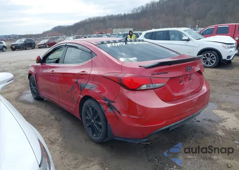 2015 Hyundai Elantra Se z USA, uszkodzony, nr VIN KMHDH4AE9FU414547